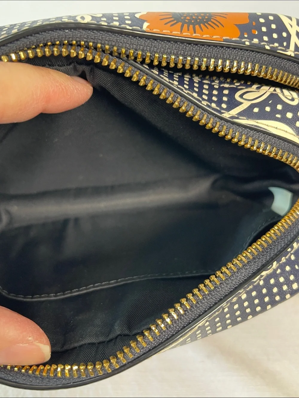 Tory Burch Perry Bombé Mixed-Print Mini Bag Crossbody